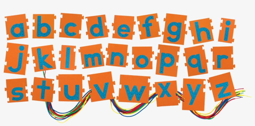 Lace & Link™ Lowercase - Lauri Toys Lace And Link Letters (lowercase), transparent png download