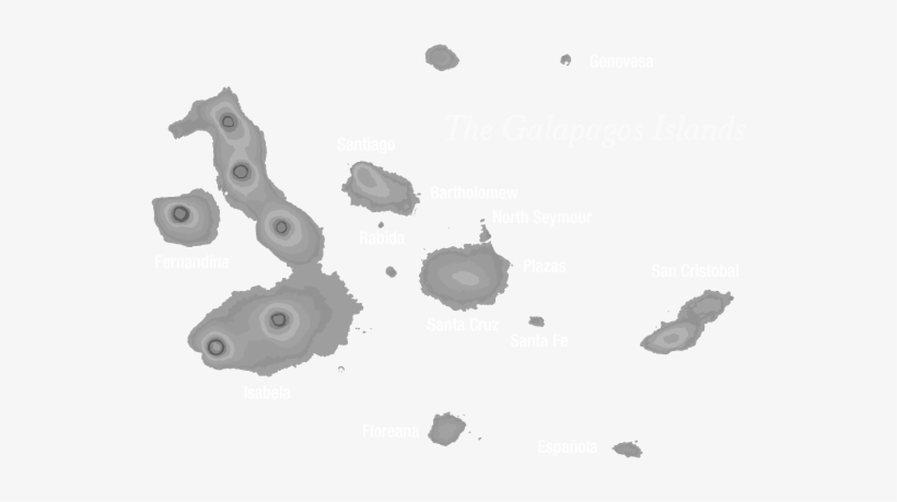 Ocean Spray Galapagos Cruise Itineraries - Galapagos Vector, transparent png download