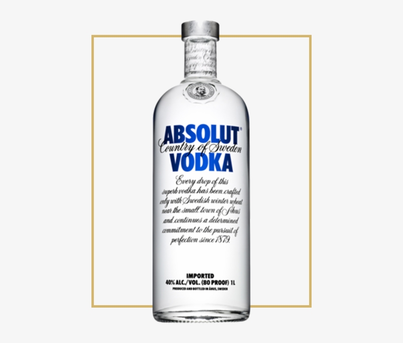 Absolut Vodka - Absolut Vodka Blue 750ml, transparent png download