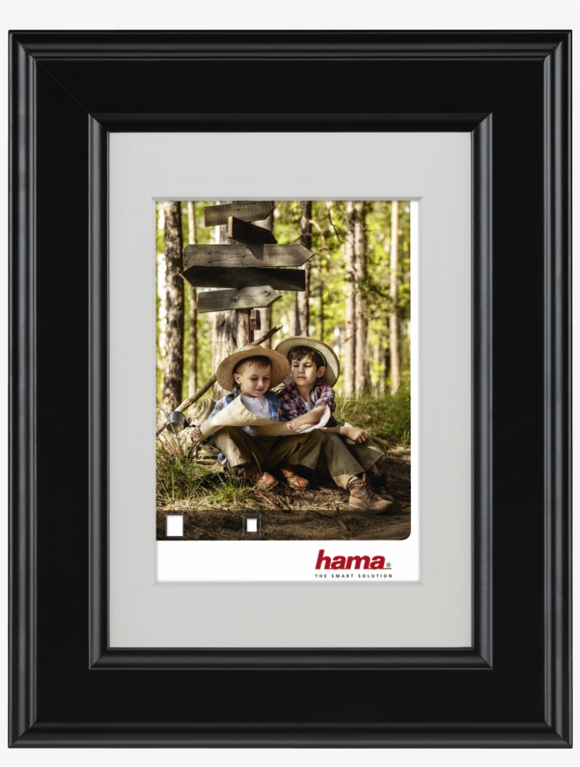 "iowa" Wooden Frame, Black, 13 X 18 Cm, transparent png download