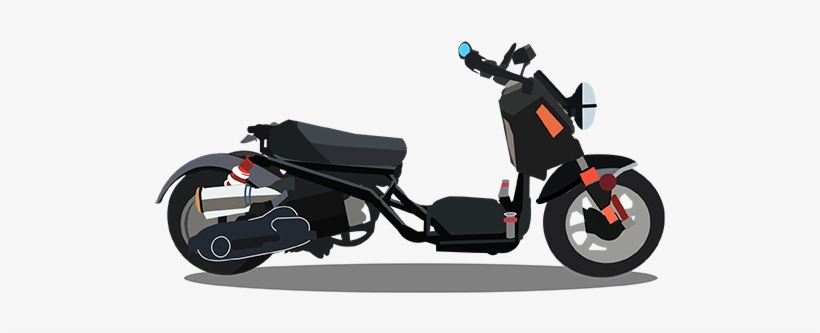 Low Rider Scooter 2 - Portable Network Graphics, transparent png download