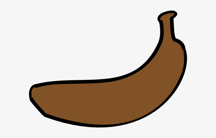 Banana Brown Clip Art - Brown Banana Png, transparent png download