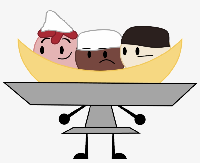 Banana Split Pose - Portable Network Graphics, transparent png download