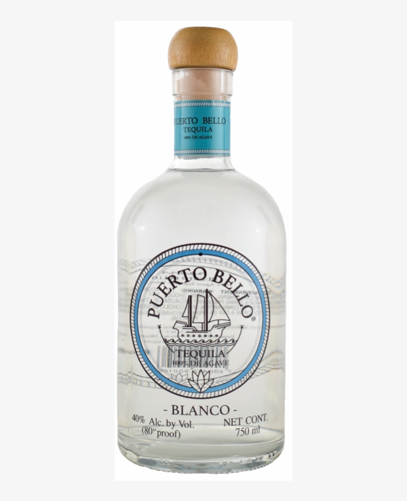 Tequila Puerto Bello Blanco 750ml - Tequila, transparent png download