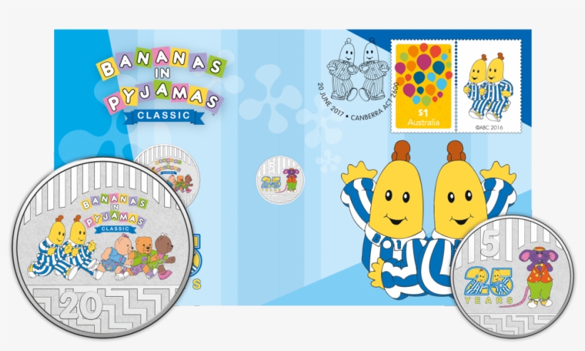 Bananas In Pyjamas Stamp And Coin Cover - Bananas In Pyjamas By Full Cast, transparent png download