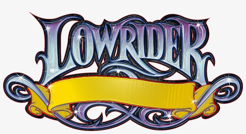 Lowrider Font Banner - Low Rider Logo, transparent png download
