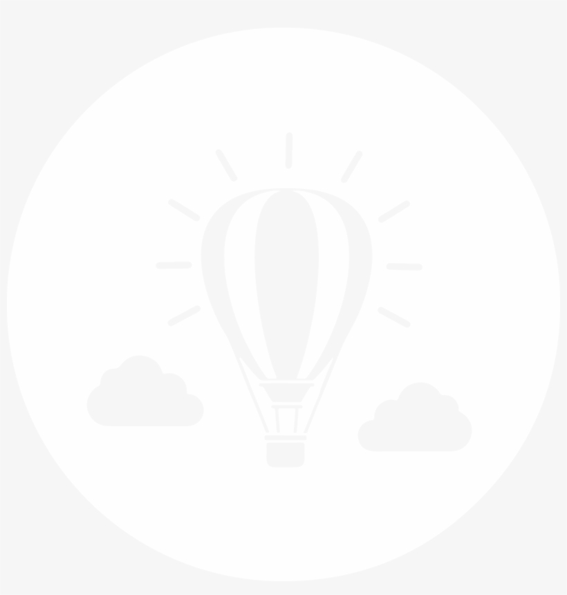 Alchemist-white - Hot Air Balloon, transparent png download