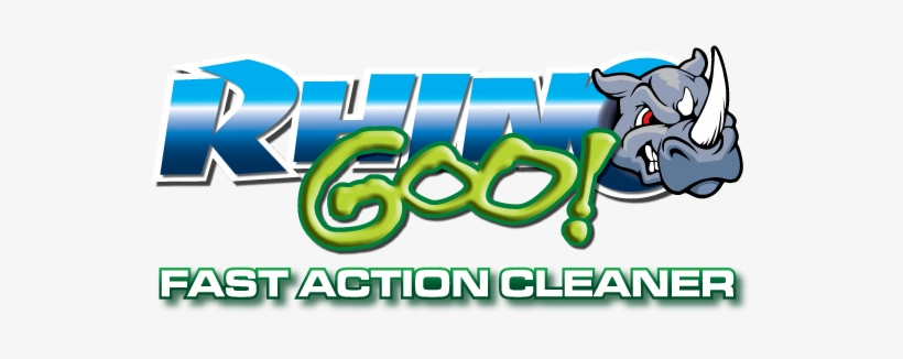 Rhino Goo Fast Action Cleaner Logo - Rhino Goo Fast Action Cleaner - 1 Ltr Spray Bottle, transparent png download