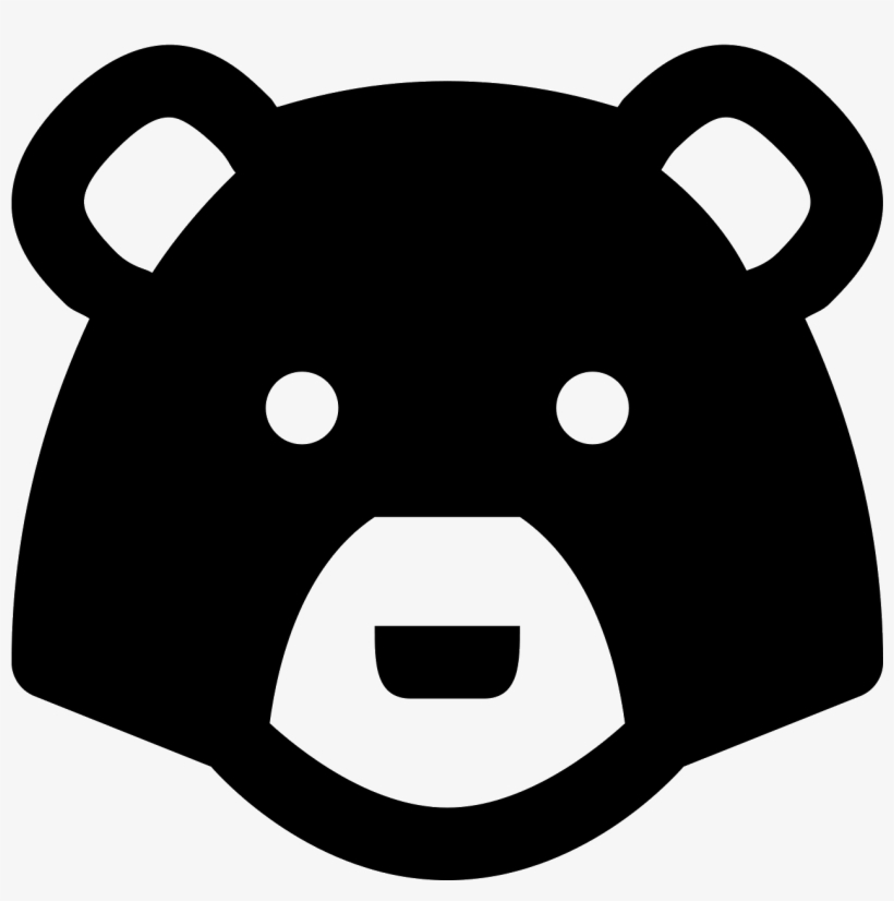 This Is A Picture Of A Bear With No Mouth - Bear, transparent png download