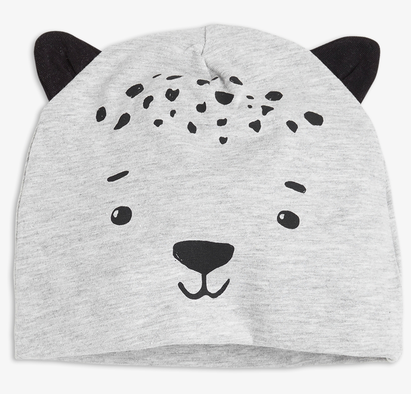 Cap With Ears Grey - Beanie, transparent png download