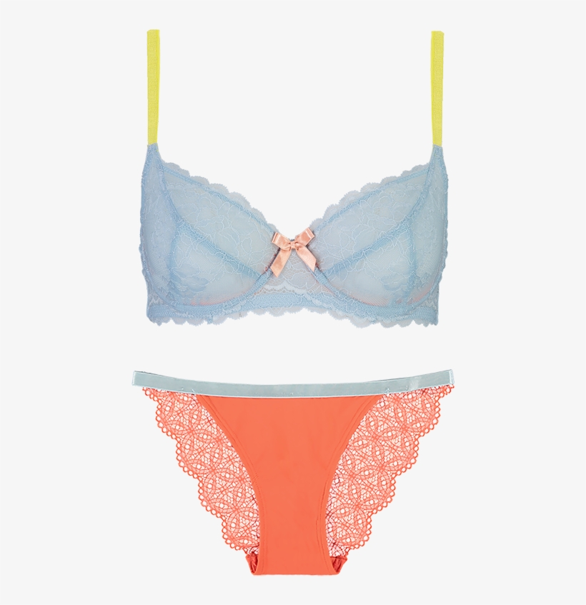 Edition Pale Blue & Lace Orange Set Sett01 1004palebluelaceorange - Lace, transparent png download