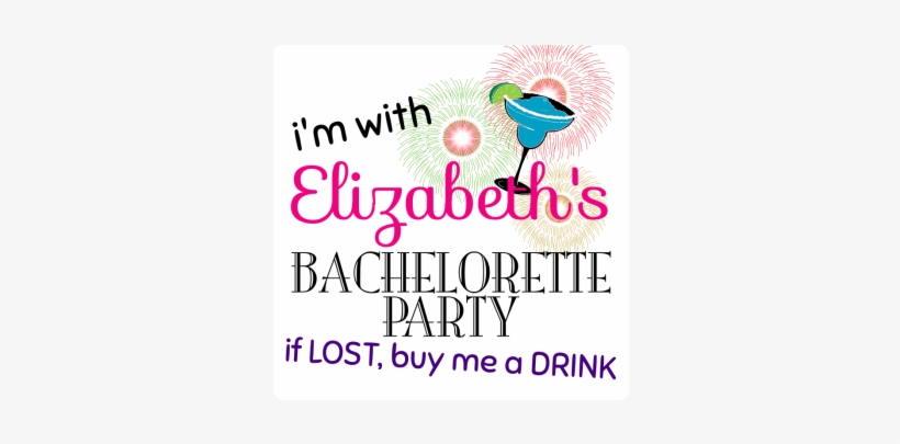 Bachelorette Party Temporary Tattoo - Club, transparent png download