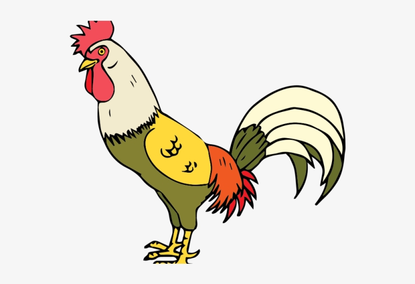 Chick Clipart Chiken - Personalisierter Hahn-huhn-vogel Rundes Keramik Ornament, transparent png download