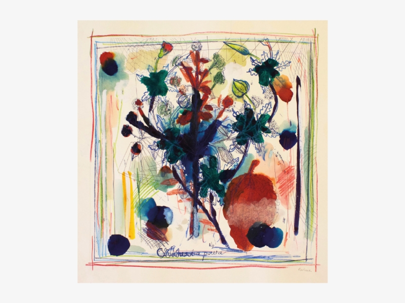 Demián Flores / Dibujo Acuarela Y Gráfica / 58 X 54 - Watercolor Paint, transparent png download