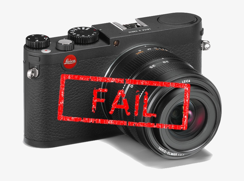 Epic Fail - Leica X Vario - Digital Camera - Compact, transparent png download