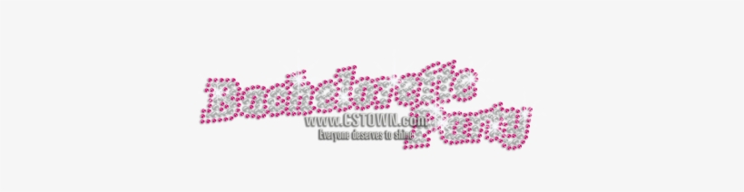 Bachelorette Party Wholesale Iron On Crystal Design - Calligraphy, transparent png download