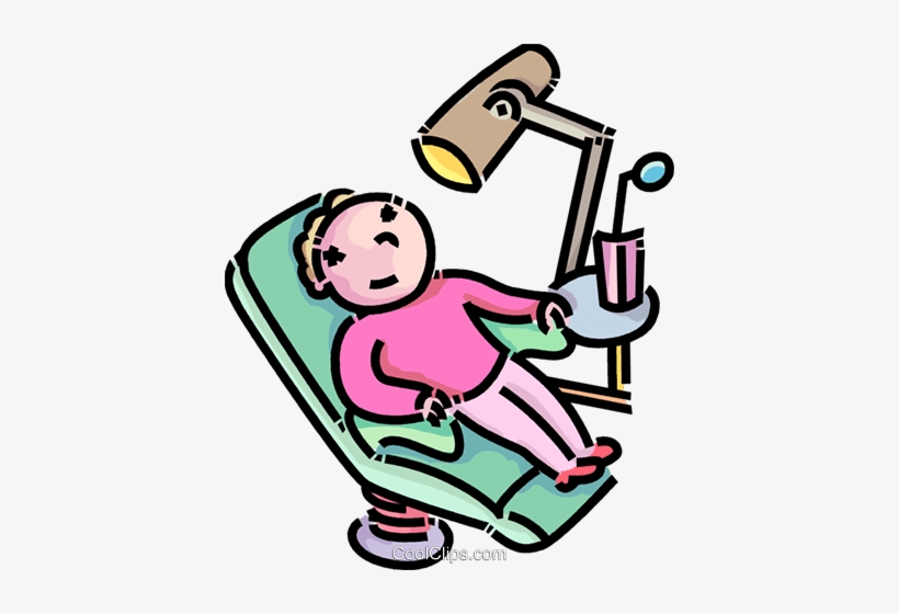 Boy Waiting In The Dentist Chair Royalty Free Vector - Cadeira De Dentista Png, transparent png download