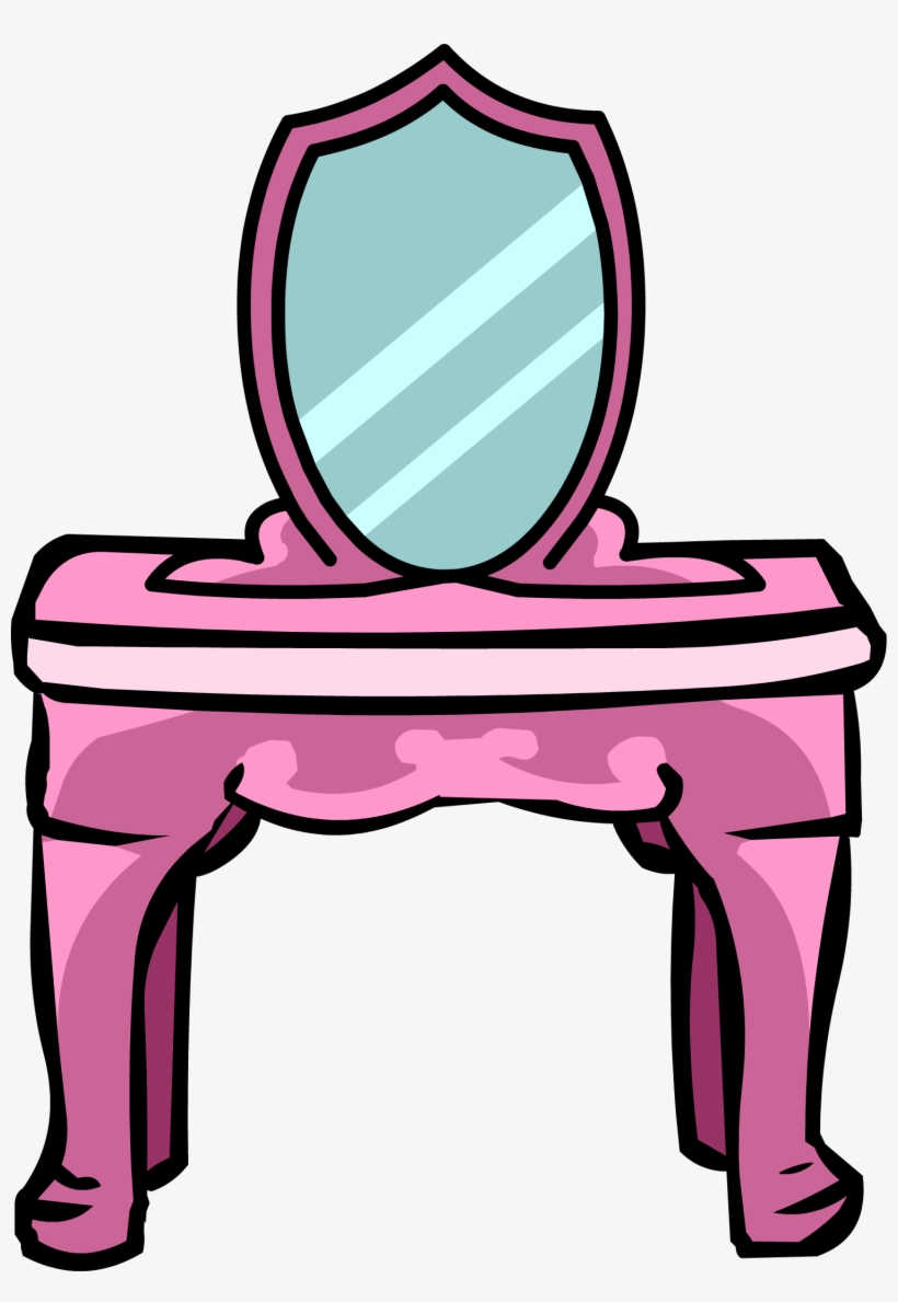 Princess Vanity - Club Penguin Girl Rooms, transparent png download