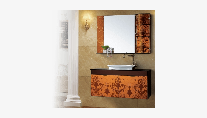 Glass / Mirror Cabinets - Bathroom, transparent png download
