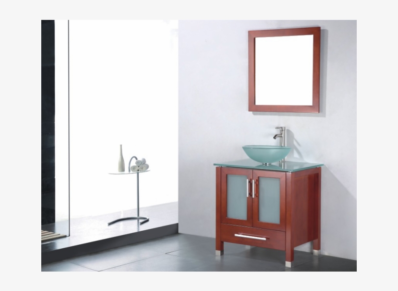 Bathroom Vanity Frosted Doors, transparent png download