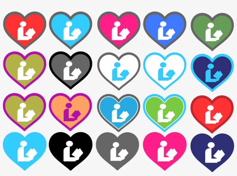 Library User Hearts - Love Libraries, transparent png download