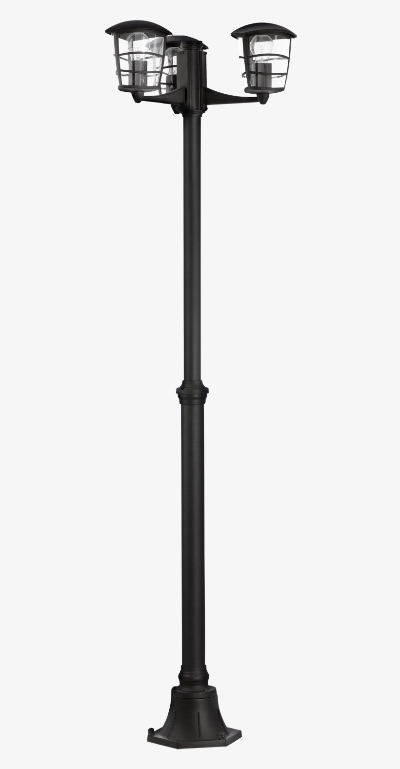 Aloria Outdoor 3l Lampost Black - Eglo 93409 | Post Light Fitting | Aloria, transparent png download