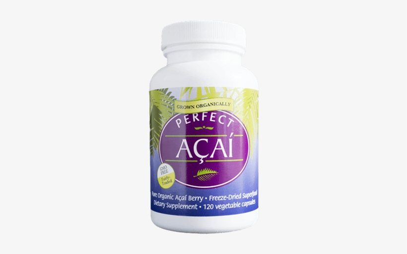 The Purest Organic Acai Berry In A Capsule - 100% Pure Perfect Acai Berry, Acai Capsules ~ 120 Caps!, transparent png download
