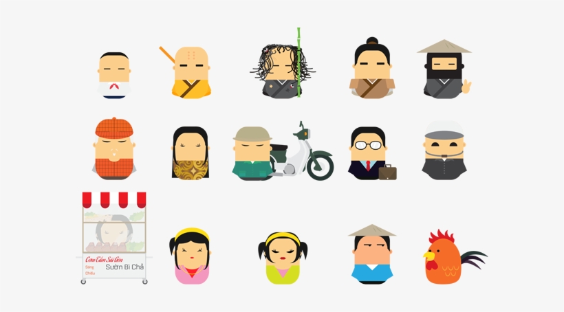 Sườn - Vietnamese Cartoon People, transparent png download