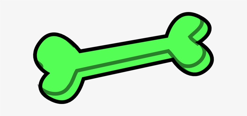 This Free Clipart Png Design Of Dog Bone Light Gree - Clipart Dinosaur Bones, transparent png download
