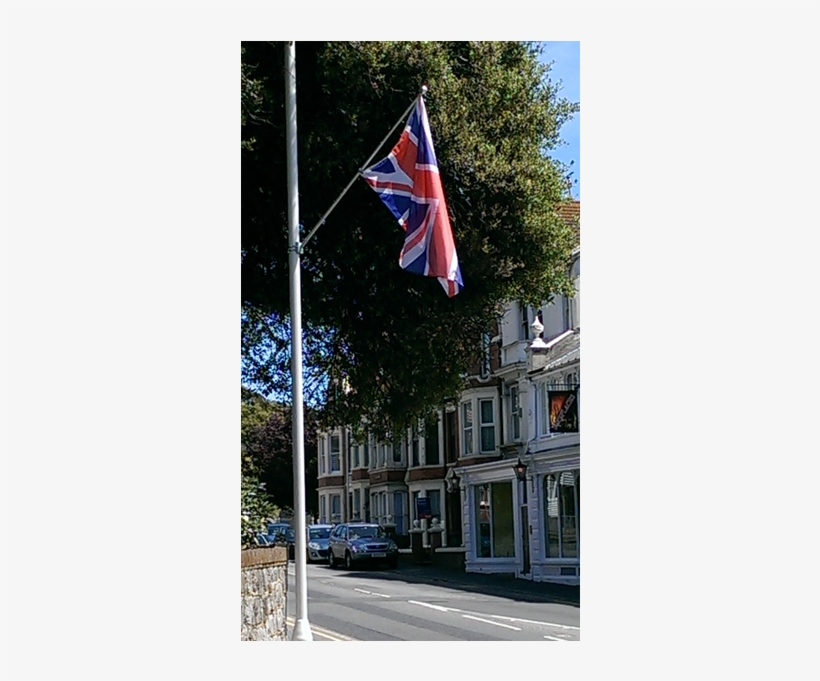 Union Flag On Sandgate High Street Lampost - Flag, transparent png download