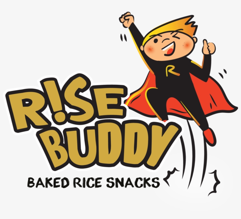 Rise Buddy Logo Png - Rise Buddy Baked Rice Snacks, transparent png download