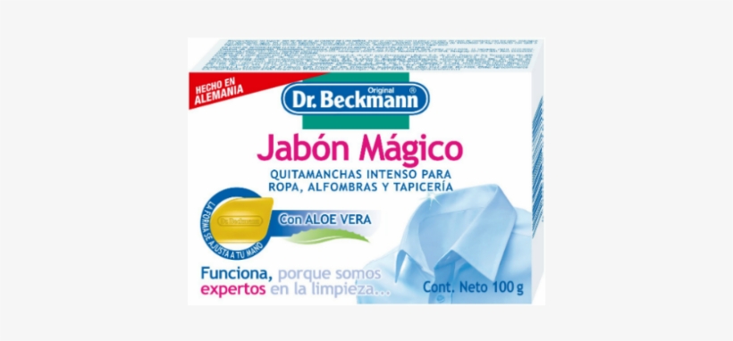 Jabón Mágico Quitamanachas Para Ropa Y Tapicería - Dr Beckmann 75g Proszek Do Czyszczenia Zmywarek, transparent png download