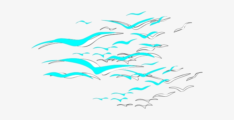 Light Blue Birds Svg Clip Arts 600 X 340 Px, transparent png download