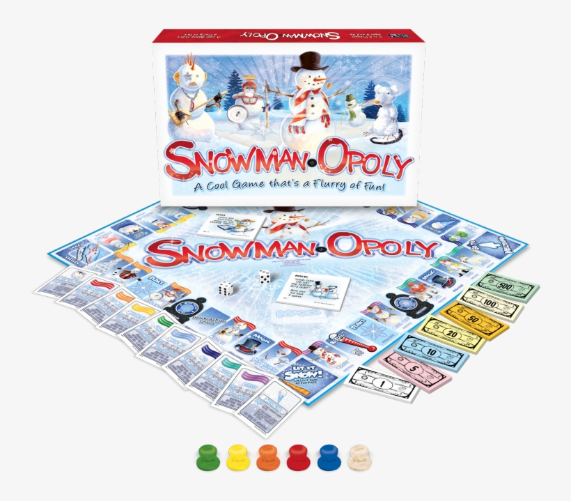 Click Image To Enlarge - Late For The Sky Snowman-opoly, transparent png download