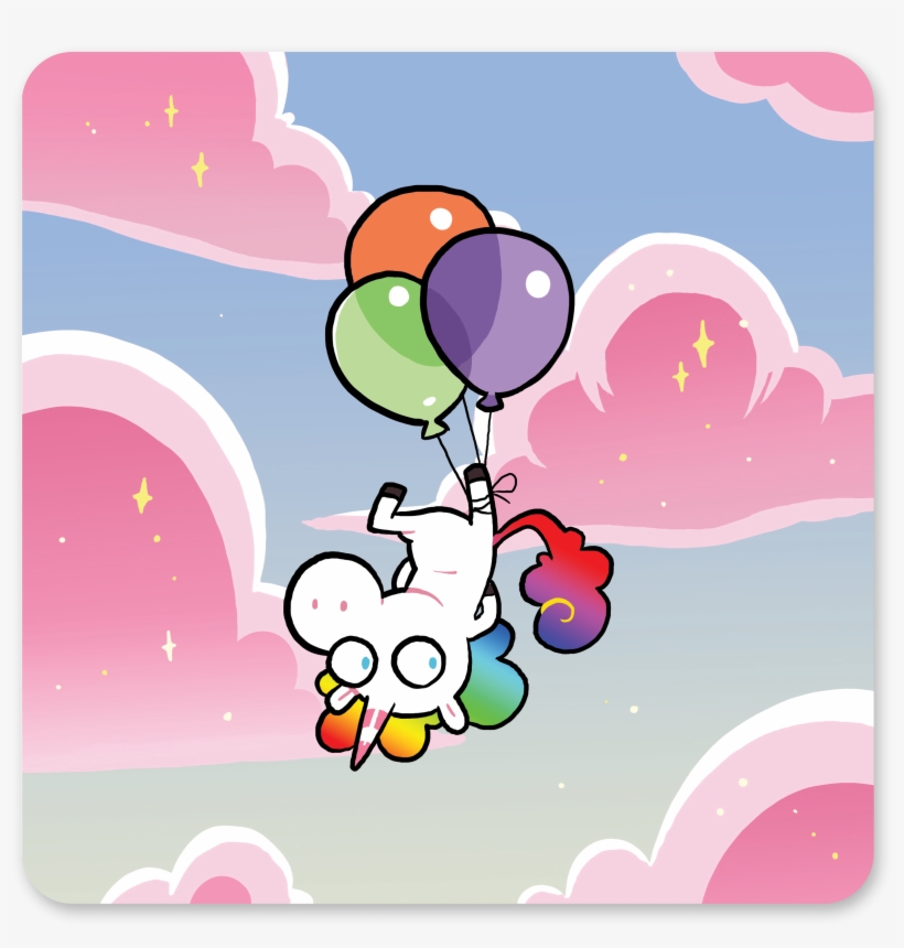 Balloon Baby Unicorn - Unicorn, transparent png download