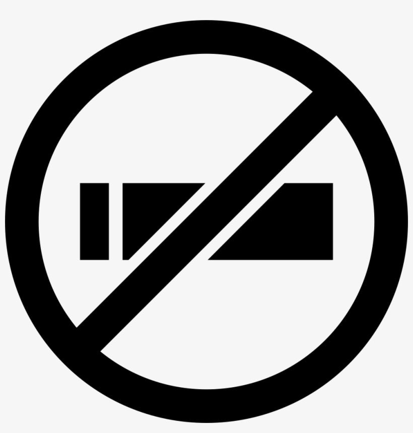 No Smoking Circular Signal - Non Commercial, transparent png download