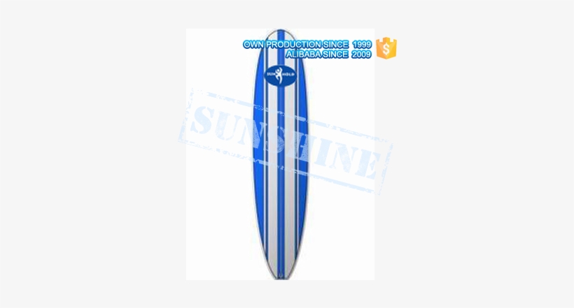 Epoxy Long Board Epoxy Longboard Surfboards - Surfboard, transparent png download