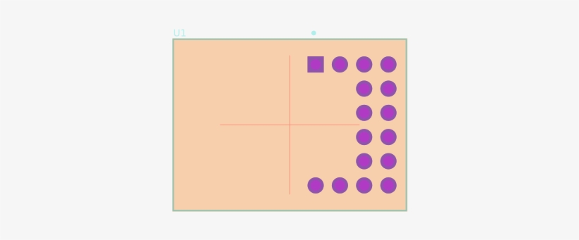 Future Technology Devices International Mm232r Footprint - Circle, transparent png download