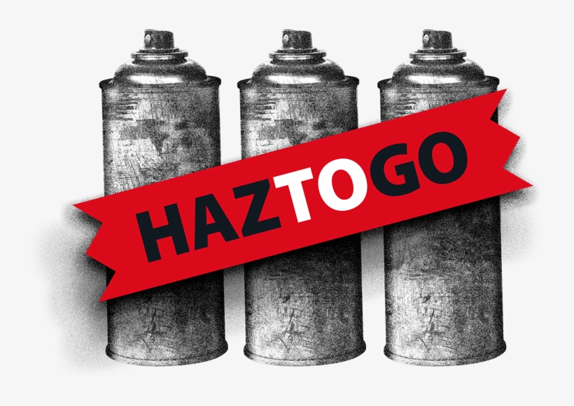 Haztogo Aerosal Cans Artwork - Lincoln, transparent png download