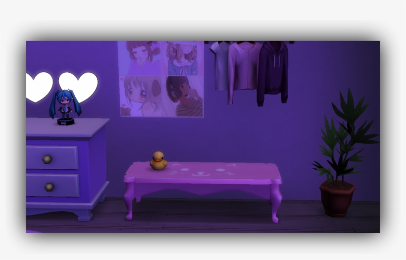 Kawaii Kitty Coffee Table - Dresser, transparent png download