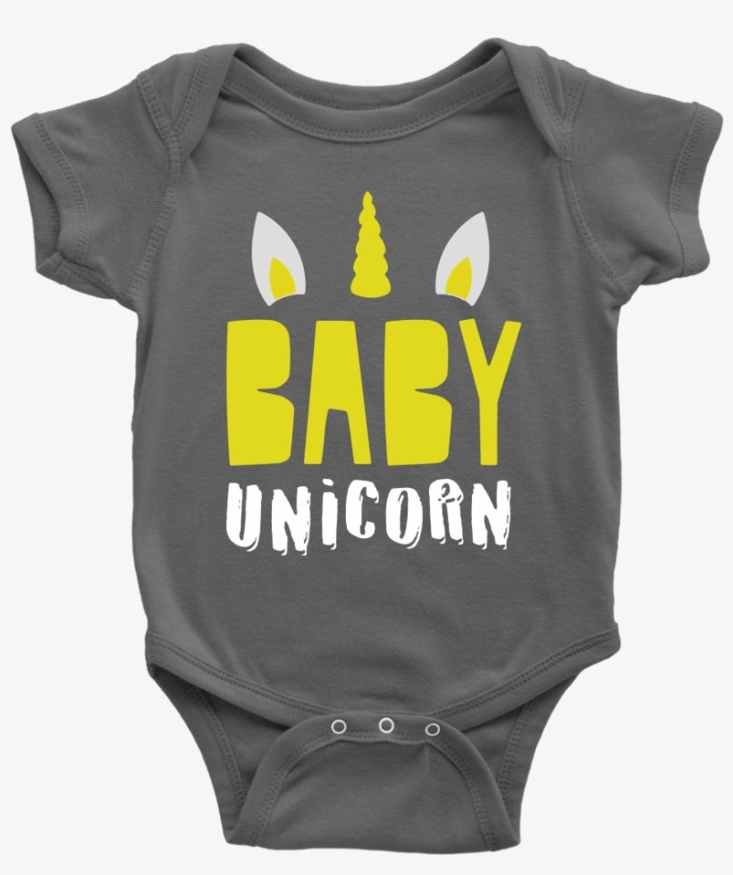 Baby Unicorn - Infant Bodysuit, transparent png download