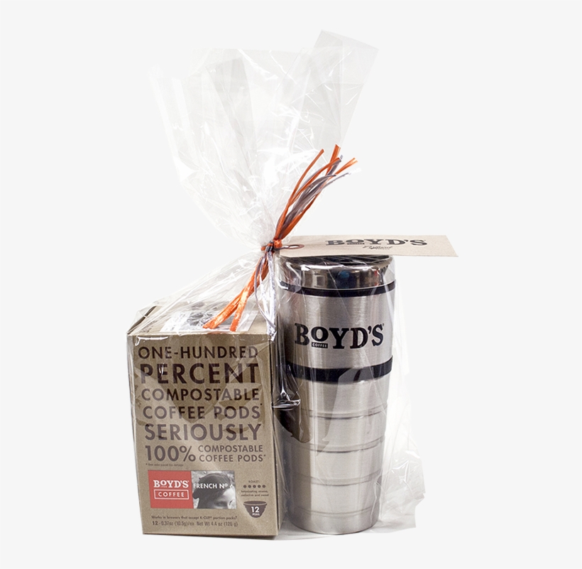 Single Cup Gift Bag - Aroma Boyds Coffee Good Morning (6x12 Ct), transparent png download