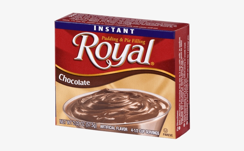 Instant Chocolate - Royal Pudding & Pie Filling, Chocolate, Cook, transparent png download