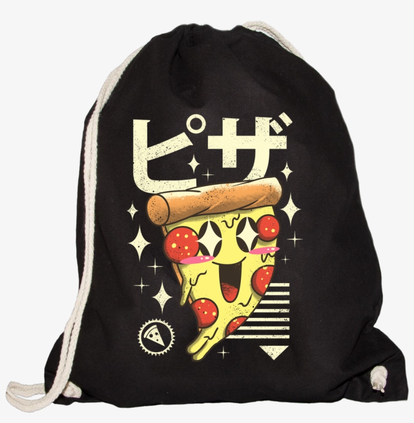 Vincent Trinidad Kawaii Pizza Sonstiges Gymsac Schwarz, transparent png download