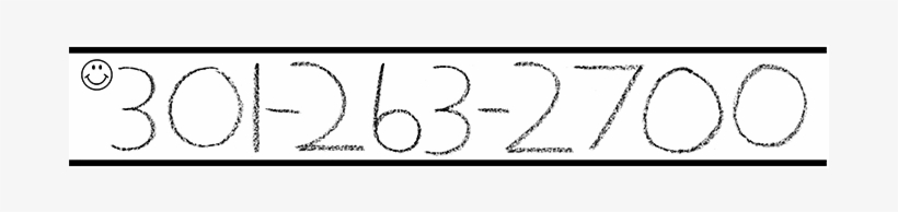 Capital And Number Practice Strips - Darkness, transparent png download