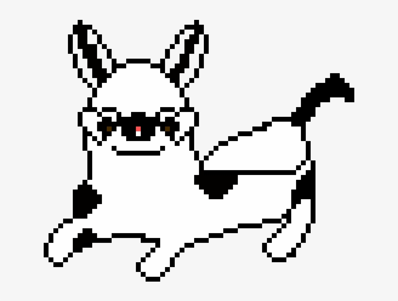 Dog With Heart Glasses - Line Art, transparent png download