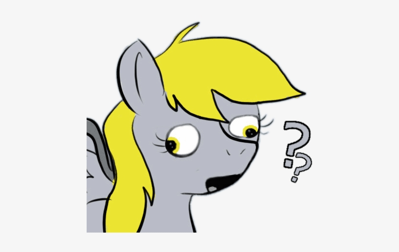 Derpy Hooves, Female, Mare, Pegasus, Pony, Question - Jpeg, transparent png download