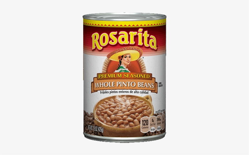 Pinto Beans - Rosarita Zesty Salsa Refried Beans, transparent png download