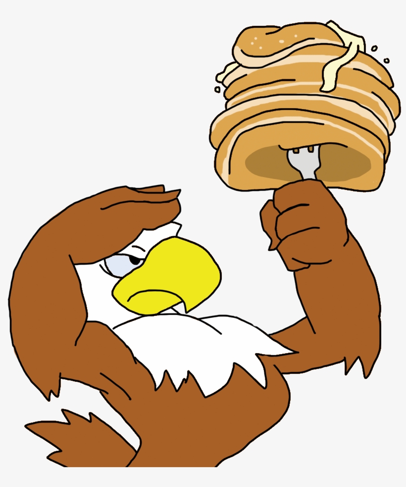 Bing Cliparts Pancakes - Eagle Pancake, transparent png download