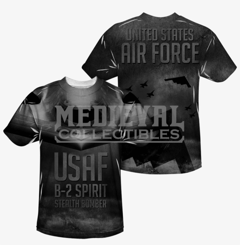 Stealth Bomber T Shirt - Trevco Af108-btw1-27x52 Air Fo, transparent png download